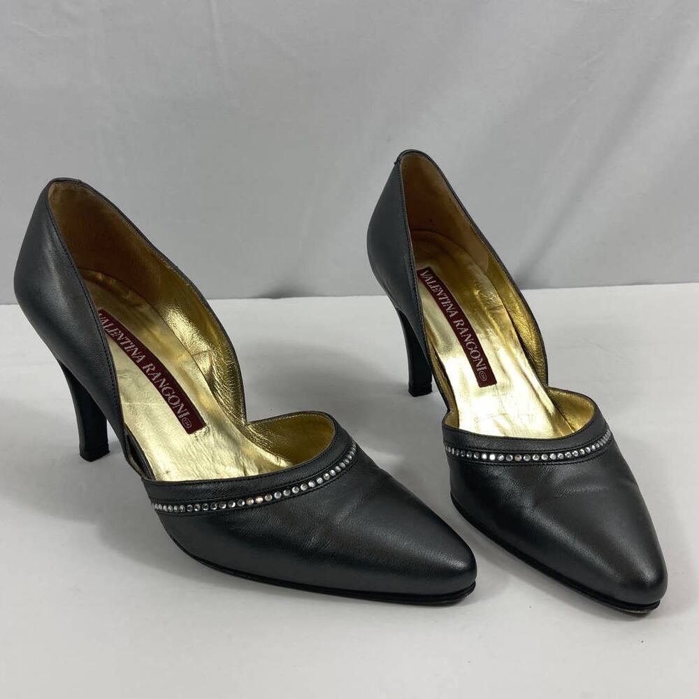 Valentina Rangoni studded closed toe heels 5.5